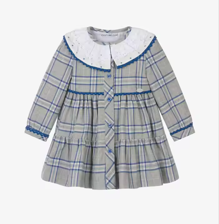 girls flower white dress