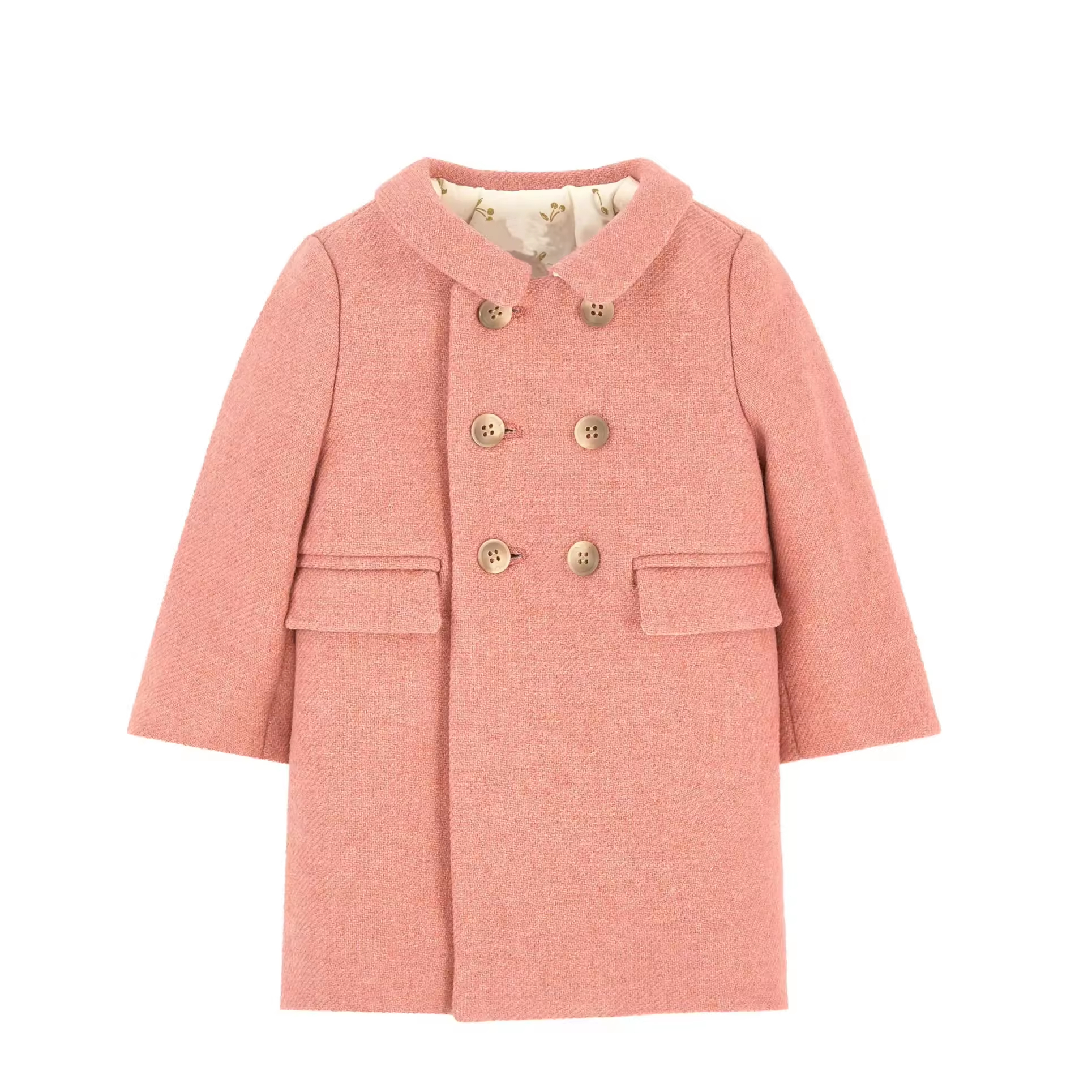 European Autumn Fashion 2025 Kids Winter Coats Girls Long Cashmere Coat