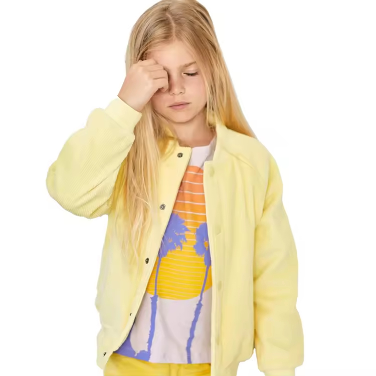 High Quality Custom Woolen Coat Jacket for Big Girls Good Quality Kids Clothes for Boutique Outfitting