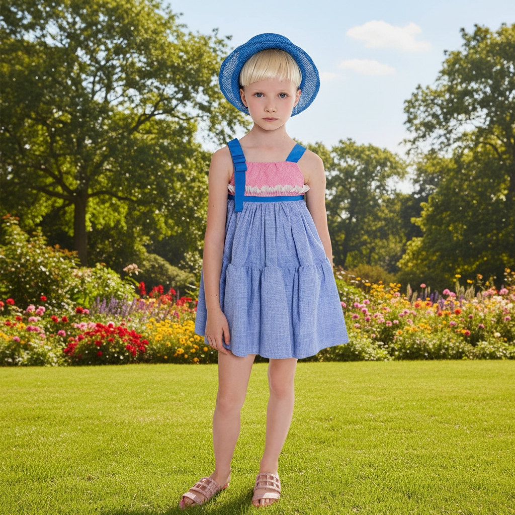 OEM and ODM Italy Fashion Style Spaghetti Strap Baby Birthday Dress for Baby Girl 5 Years Girl Dress