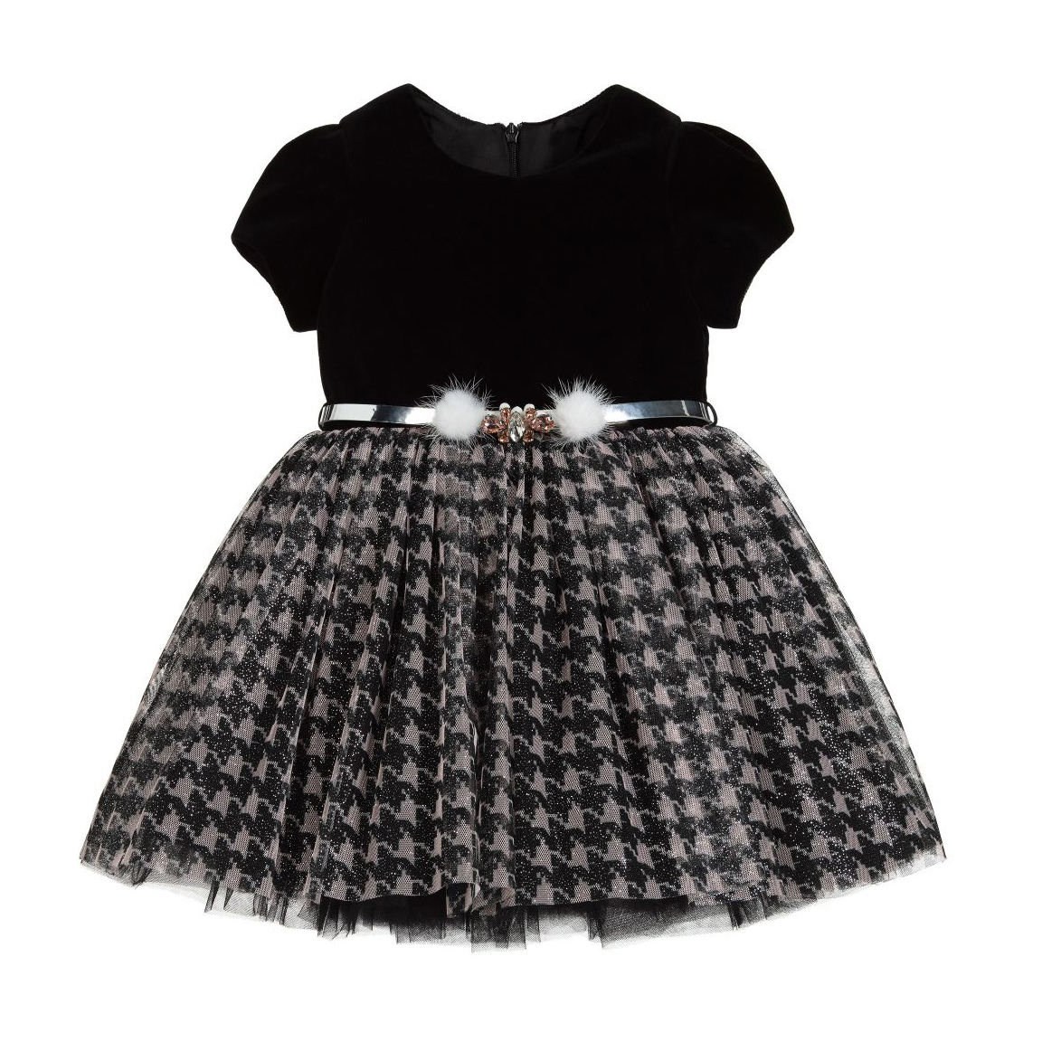 Fashionable Winter Classic Baby Girl Party Dress for Girl 2-10 Year